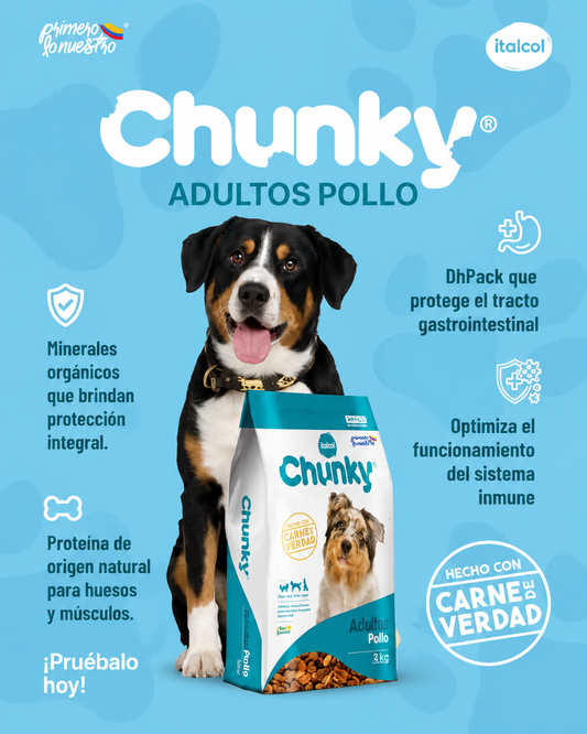 Chunky Perro Pollo adulto