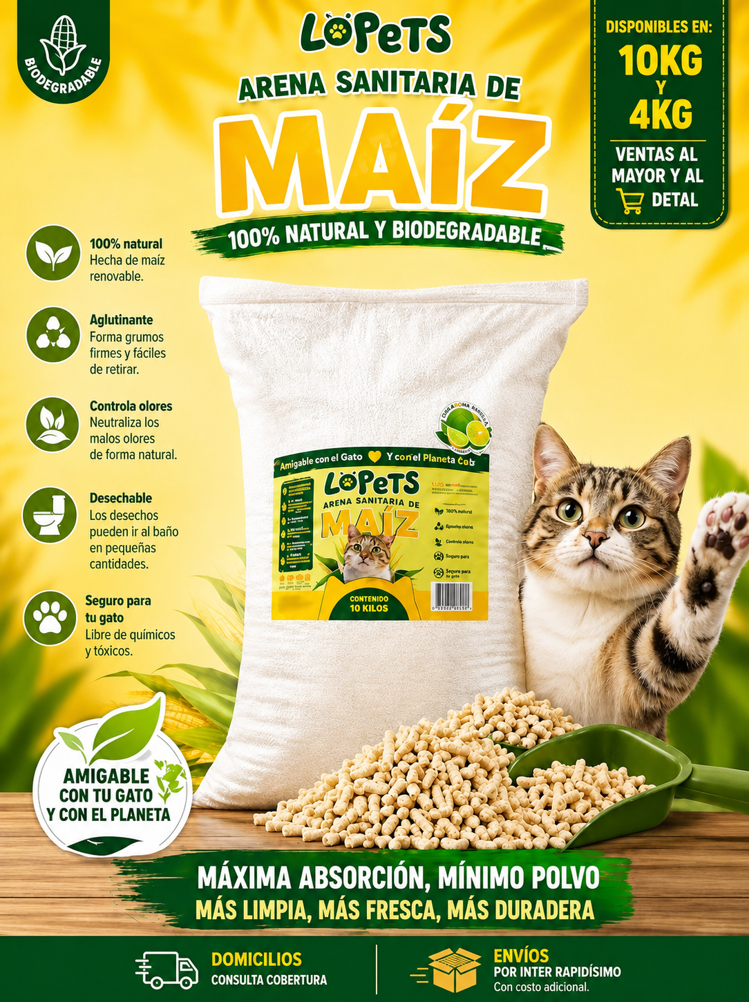 Arena de Maiz Lopets