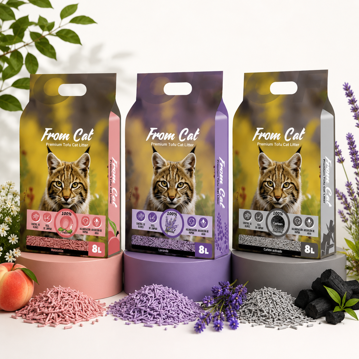 Arena De Tofu FromCat Premium  8Libras